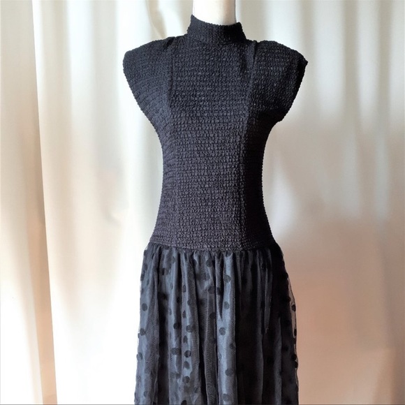 Vintage 1980s Joseph Ribkoff Open Back Dress Size 5 - Picture 2 of 7